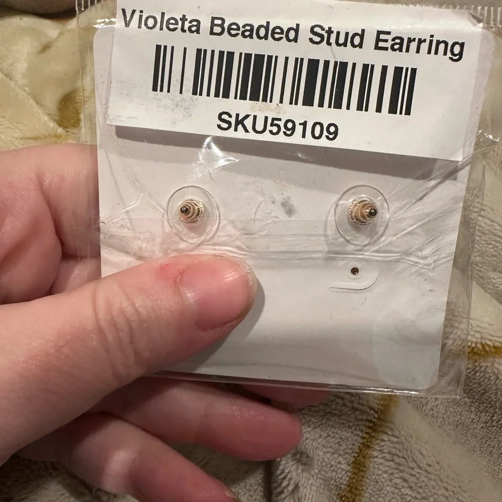 Treasure Jewels Pink Floral Earrings